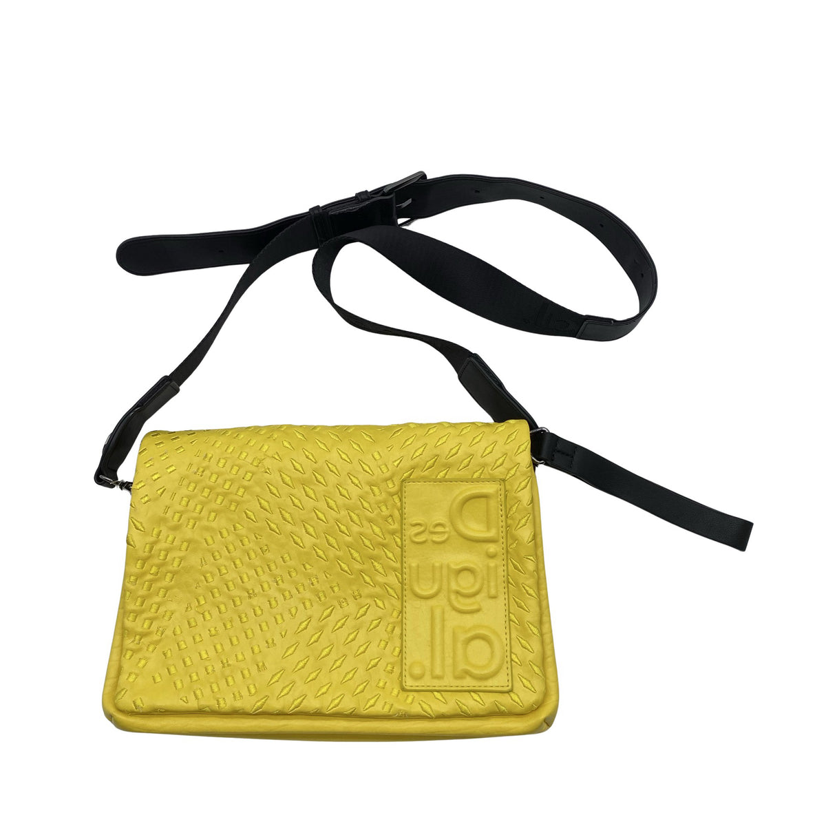 Unisex Desigual - Õlakott, suurus Midi - Kollane (1)