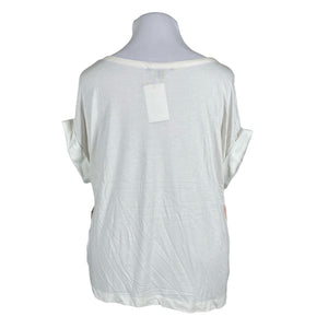 Unisex Esprit - Lühikeste käistega pluus, suurus 44 - Valge (2)