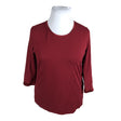 Unisex Gerry Weber - Trikotaažist pluus, suurus 42 - Veinipunane ()