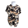 Unisex Gerry Weber - Lühikeste käistega pluus, suurus 44 - Pruun ()