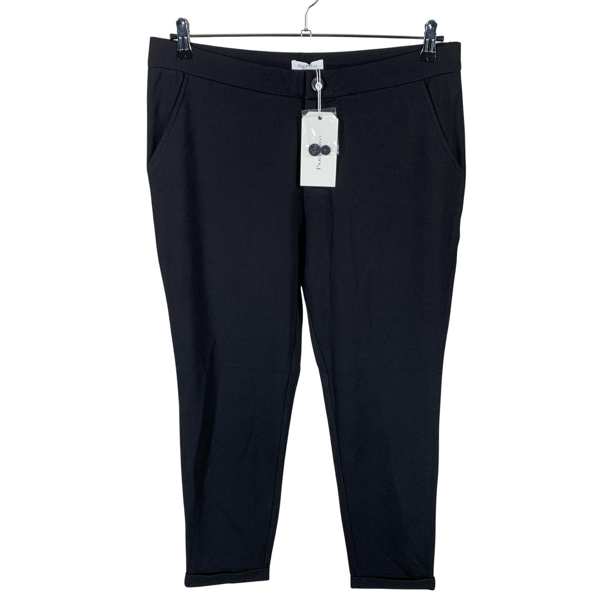Unisex Part two - Mittevenivad püksid, suurus 44 - Must (1)