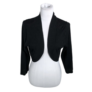 Unisex Motherhood Maternity - Kootud boolero, suurus 40 - Must (1)