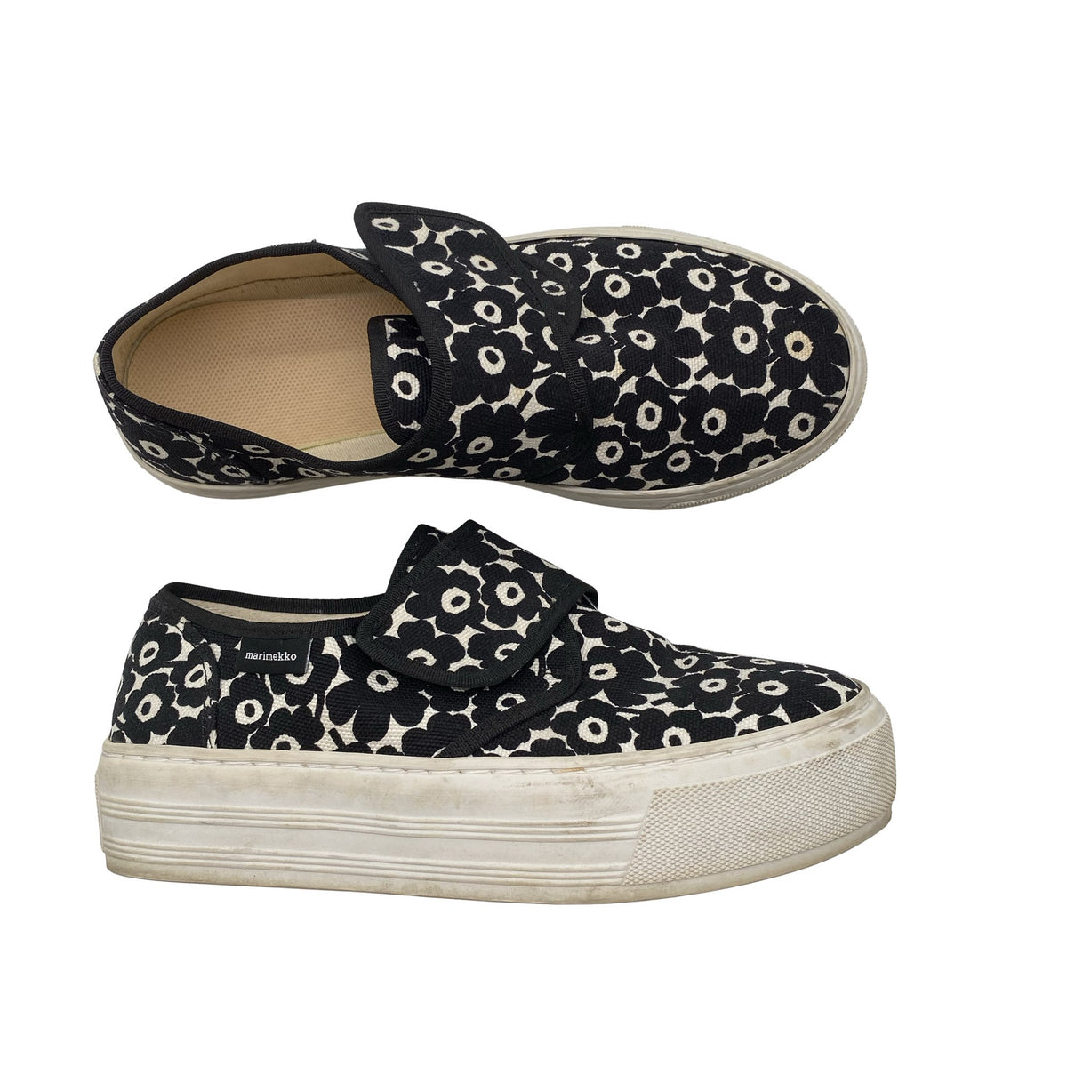 Unisex Marimekko - Mokassiinid, suurus 37 - Must (1)