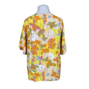 Unisex Marimekko - Lühikeste käistega pluus, suurus 44 - Beige (2)