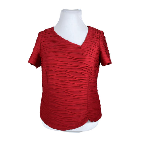 Unisex Modelia - Lühikeste käistega pluus, suurus 42 - Punane ()