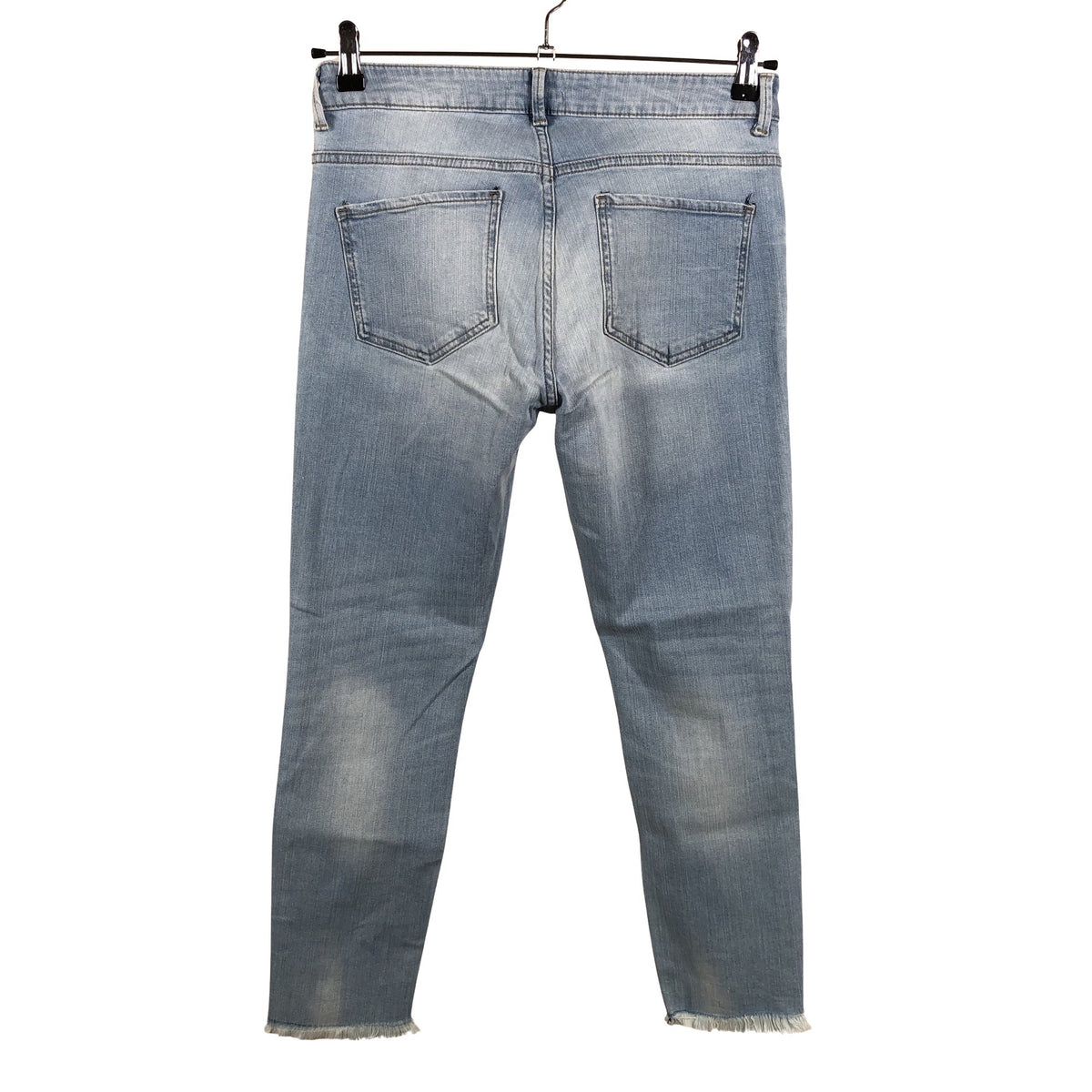 Unisex Lindex - Teksast poolpikad püksid, suurus 40 - Helesinine (2)