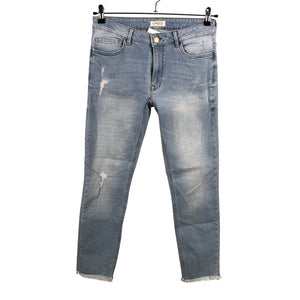 Unisex Lindex - Teksast poolpikad püksid, suurus 40 - Helesinine (1)
