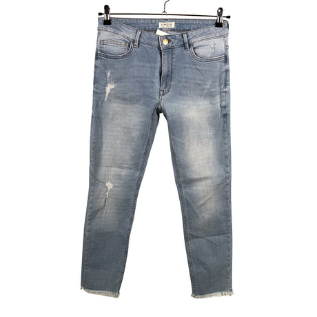 Unisex Lindex - Teksast poolpikad püksid, suurus 40 - Helesinine ()