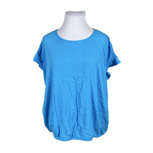 Unisex Kaffe - Lühikeste käistega pluus, suurus 46 - Sinine (1)