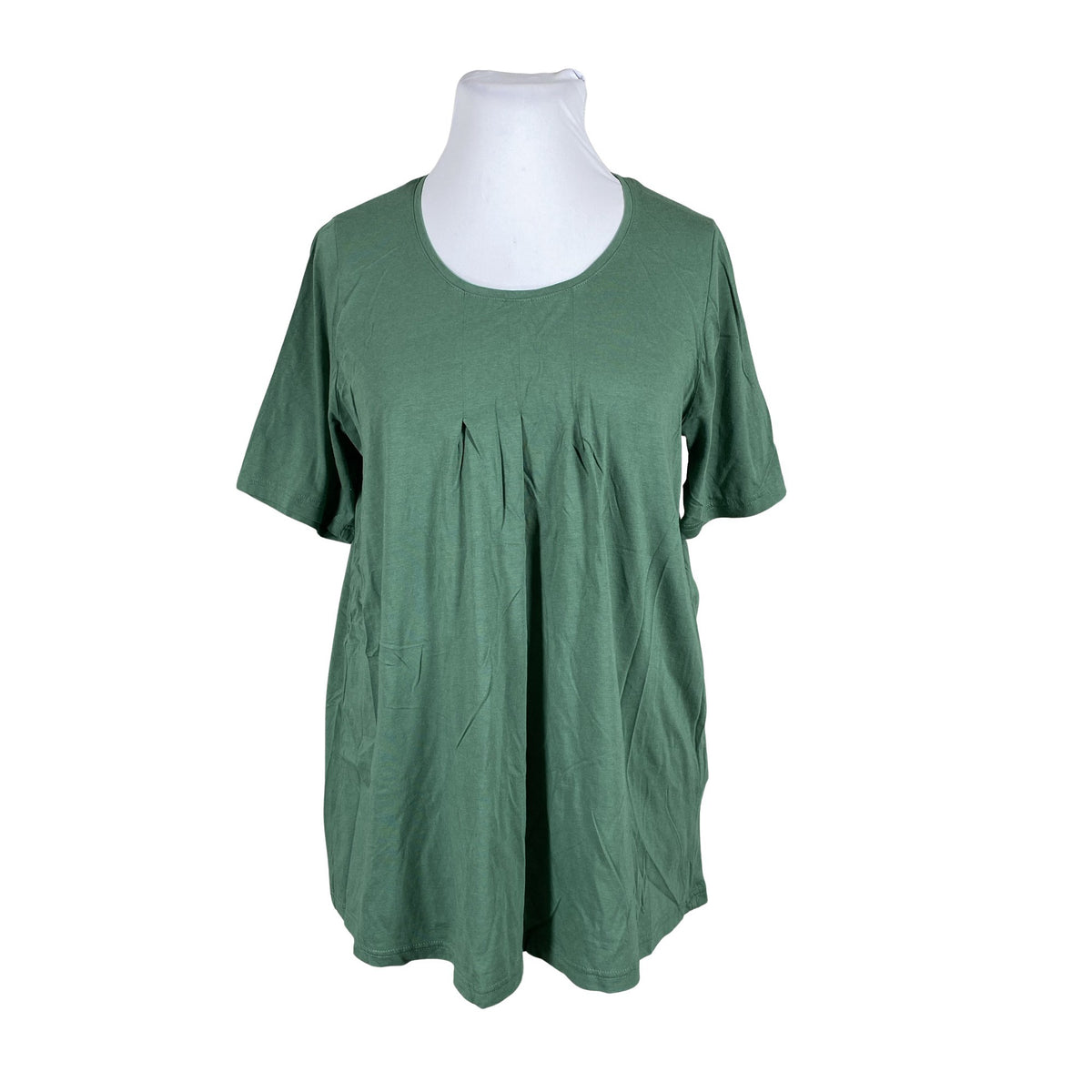 Unisex Ulla Popken - Trikotaažist tuunika, suurus 46 - Roheline (1)