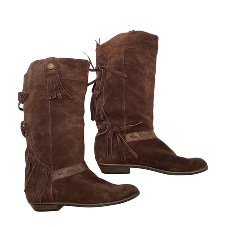 Unisex Janita - Saapad, suurus 39 - Pruun ()