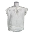 Unisex Second Female - Lühikeste käistega pluus, suurus 40 - Valge ()