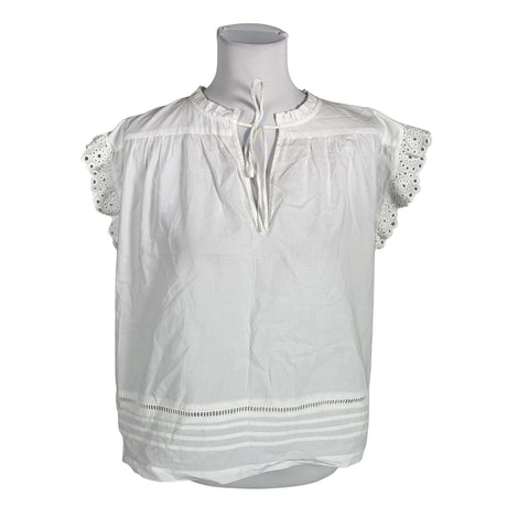 Unisex Second Female - Lühikeste käistega pluus, suurus 40 - Valge ()