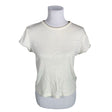 Unisex Massimo Dutti - T-särk, suurus 40 - Looduslik valge ()