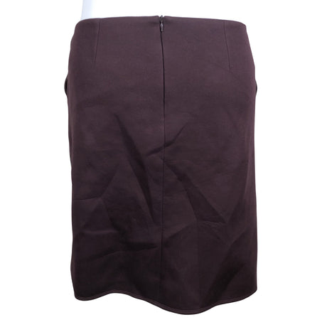 Unisex Weekend by MaxMara - Nahkseelik, suurus 44 - Veinipunane (2)