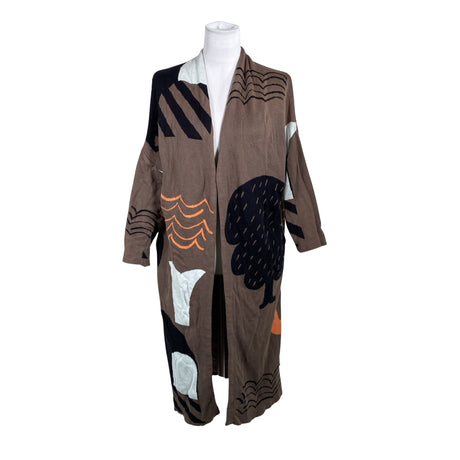 Unisex Papu - Kardigan, suurus 34 - Pruun ()
