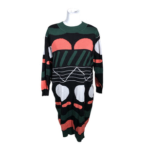 Unisex Papu - Kootud kleit, suurus 34 - Roheline (1)