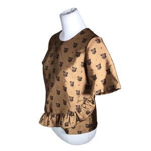 Unisex Scotch&Soda - Lühikeste käistega pluus, suurus 36 - Pruun (3)