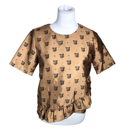Unisex Scotch&Soda - Lühikeste käistega pluus, suurus 36 - Pruun ()