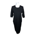 Unisex Arelalizza - Kootud kleit, suurus 36 - Must ()