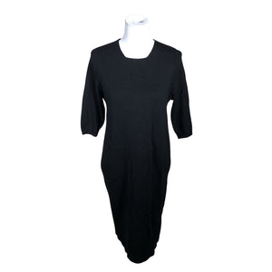 Unisex Arelalizza - Kootud kleit, suurus 36 - Must (1)
