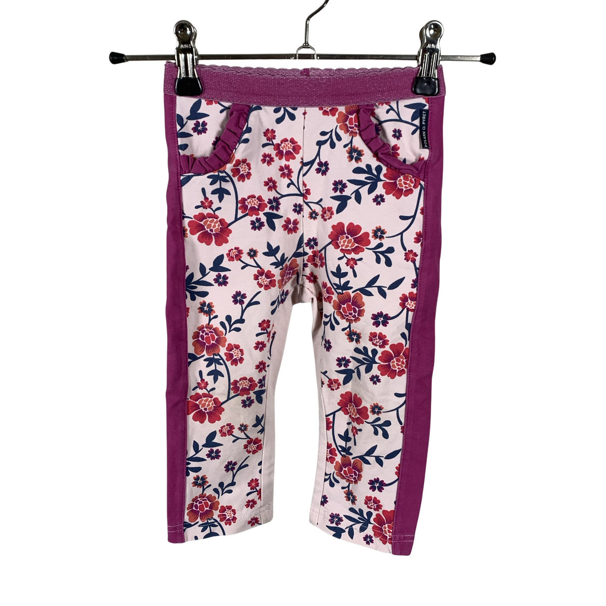 Unisex Polarn O. Pyret - Trikotaažist püksid, suurus 80 - 86 - Heleroosa (1)