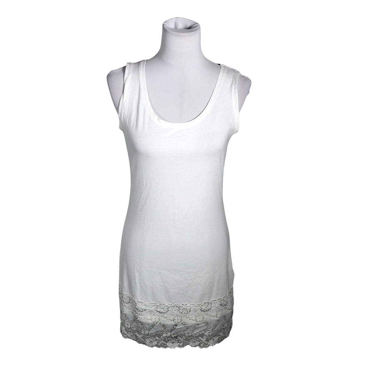 Unisex Soyaconcept - Trikotaažist topp, suurus 40 - Valge (1)
