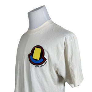 Unisex Moncler - T-särk, suurus L - Looduslik valge (2)