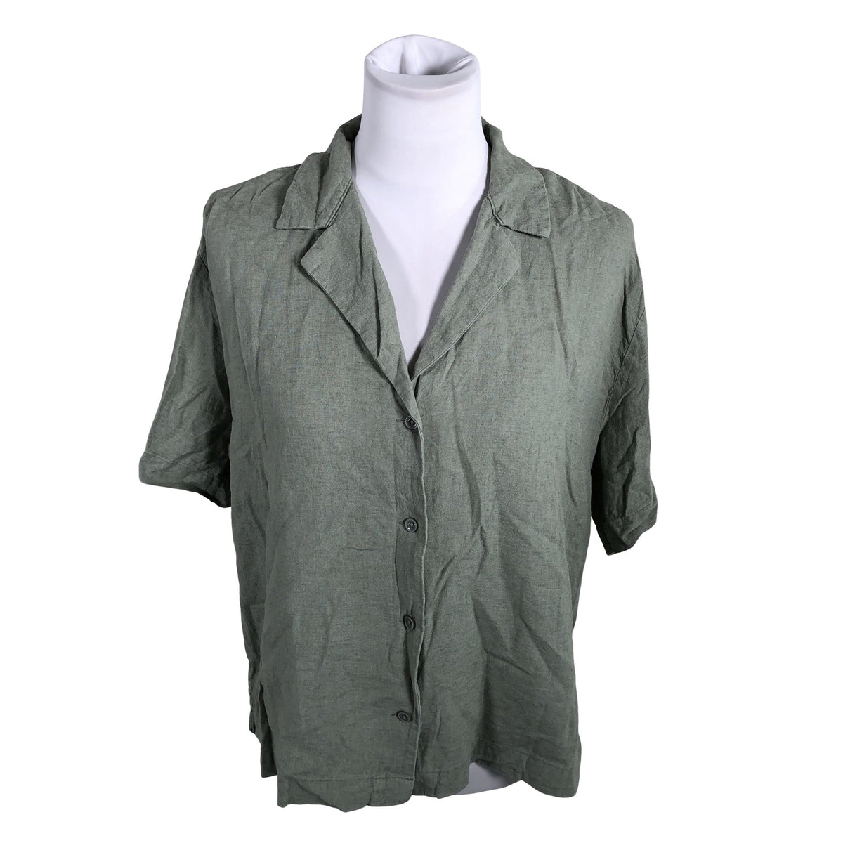 Unisex Vailent - Lühikeste käistega pluus, suurus 36 - Roheline (1)