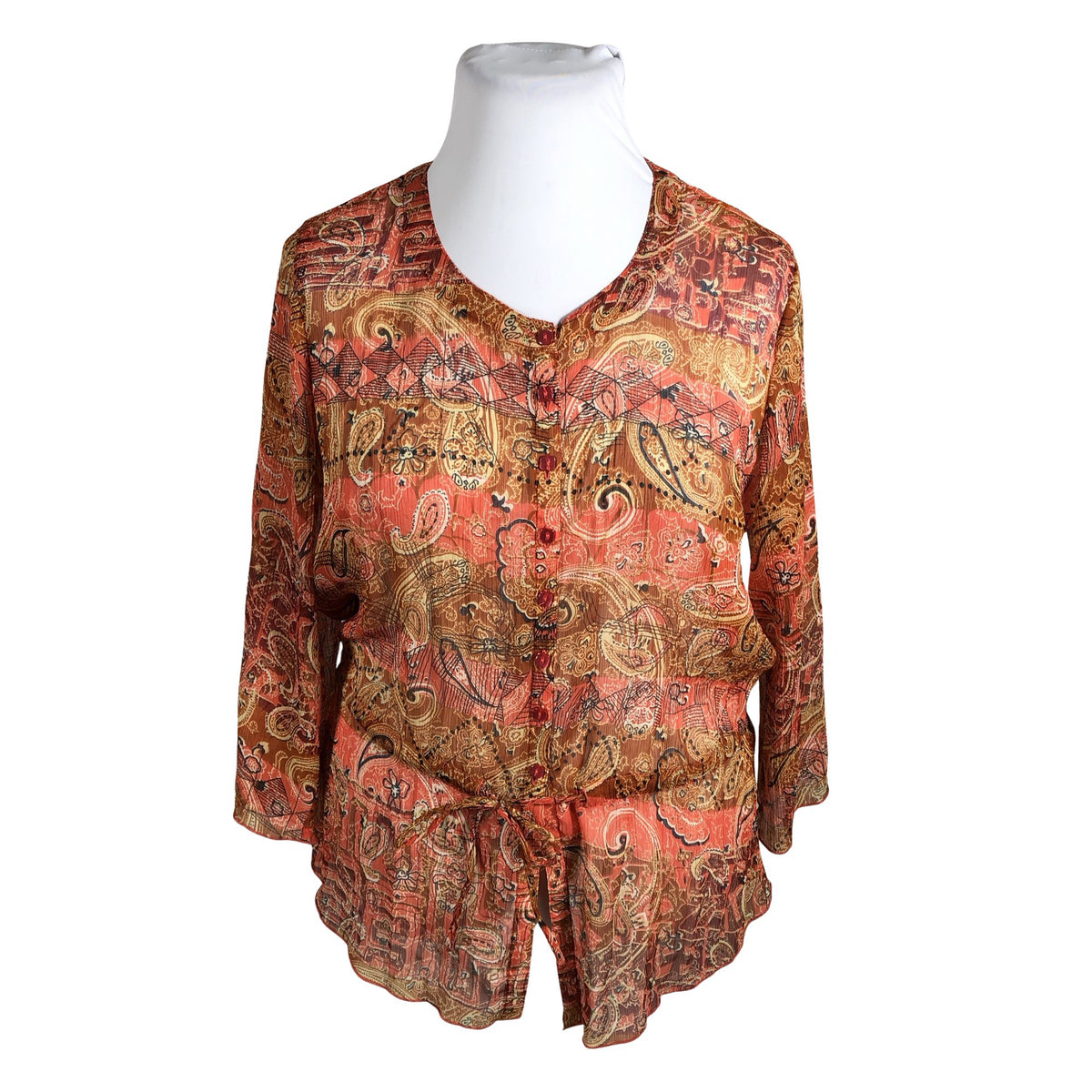 Unisex Lindon - Pluus, suurus 44 - Oranž (1)