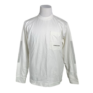 Unisex Stone Island - Trikotaažist pluus, suurus M - Valge (1)