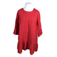 Unisex Nanso - Mitteveniv tuunika, suurus 44 - Punane ()