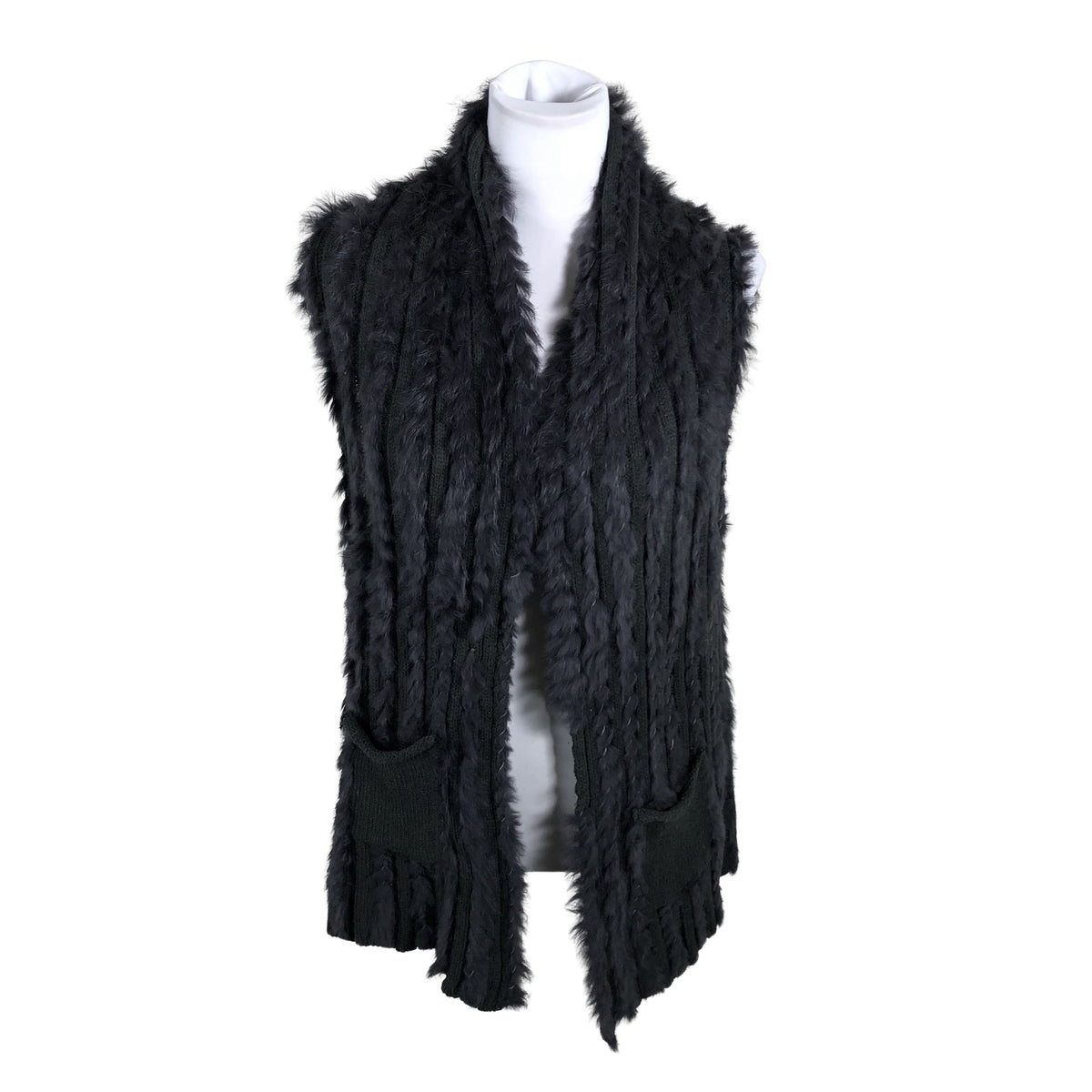 Unisex Soyaconcept - Kootud vest, suurus 40 - Hall (1)