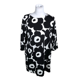 Unisex Marimekko - Trikotaažist kleit, suurus 40 - Must (1)