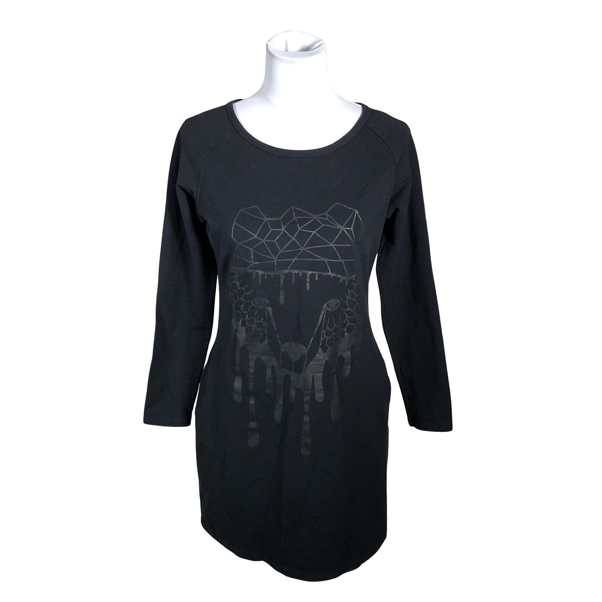 Unisex Uhana Design - Trikotaažist kleit, suurus 36 - Must (1)