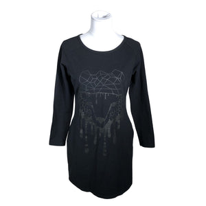 Unisex Uhana Design - Trikotaažist kleit, suurus 36 - Must (1)