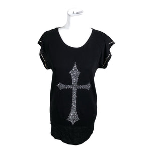 Unisex Benetton - T-särk, suurus 36 - Must (1)