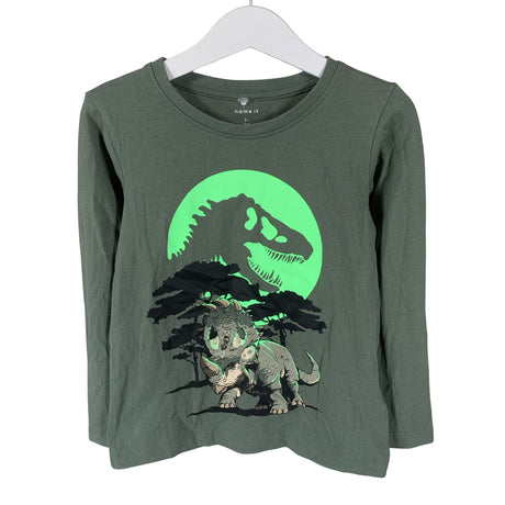 Unisex Name It - Trikotaažist pluus, suurus 104 - 110 - Roheline ()