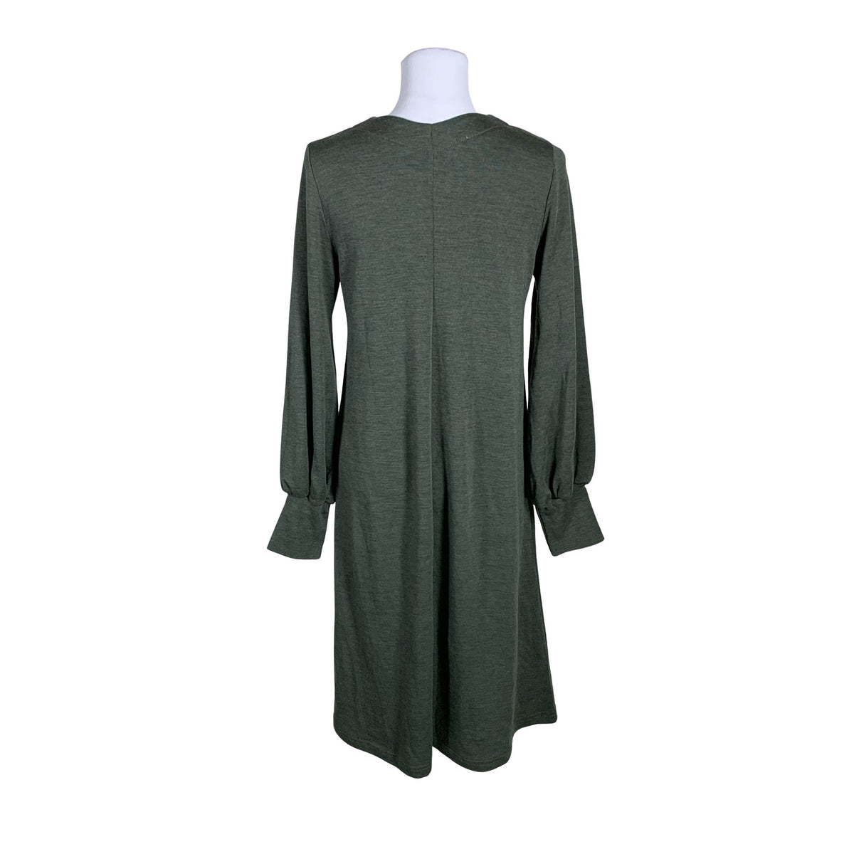 Unisex Niinmun design - Trikotaažist kleit, suurus 38 - Roheline (2)