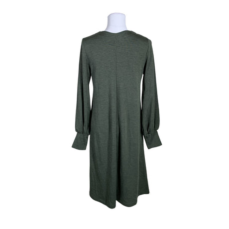 Unisex Niinmun design - Trikotaažist kleit, suurus 38 - Roheline (2)
