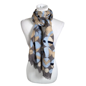 Unisex S.T.I - Õhuke sall, suurus Maxi - Hall (1)