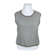 Unisex Handmade - Kootud vest, suurus 42 - Hall ()