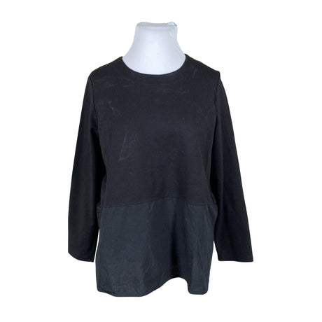 Unisex Nanso - Trikotaažist pluus, suurus 48 - Must ()