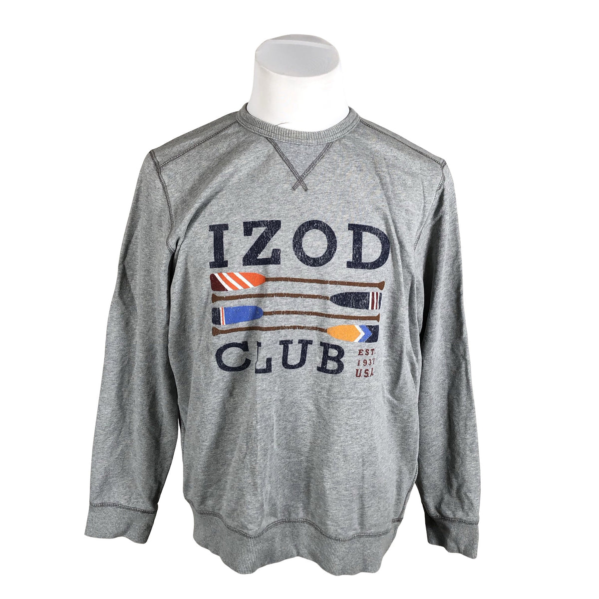 Unisex Izod - Dressikangast pluus, suurus XL - Hall (1)