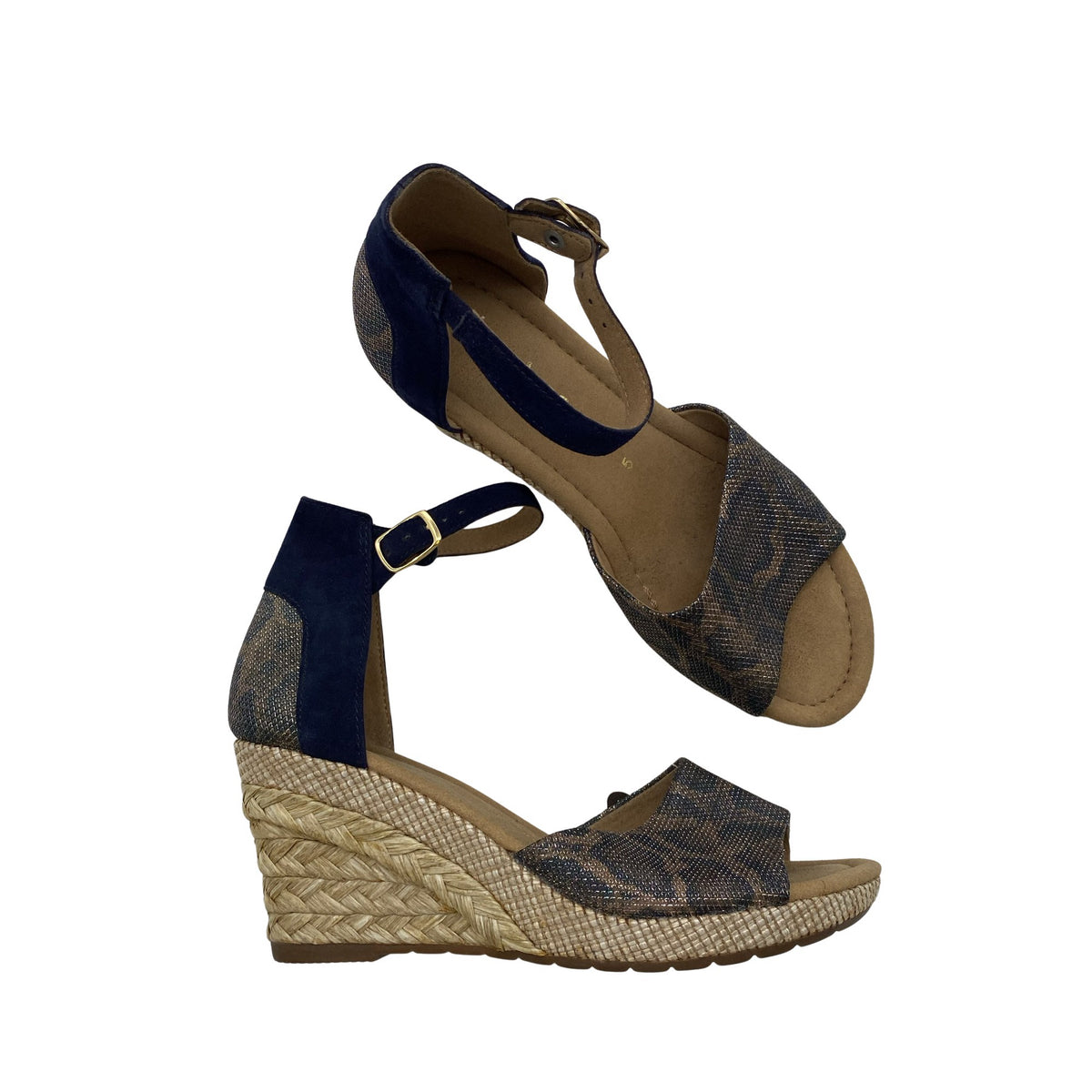Unisex Gabor - Kiilkontsaga rihmikud, suurus 38 - Sinine (1)