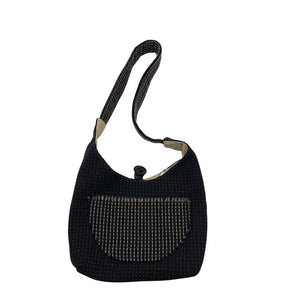 Unisex Handmade - Õlakott, suurus Midi - Must (1)