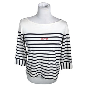 Unisex Esprit - Trikotaažist pluus, suurus 36 - Valge (1)