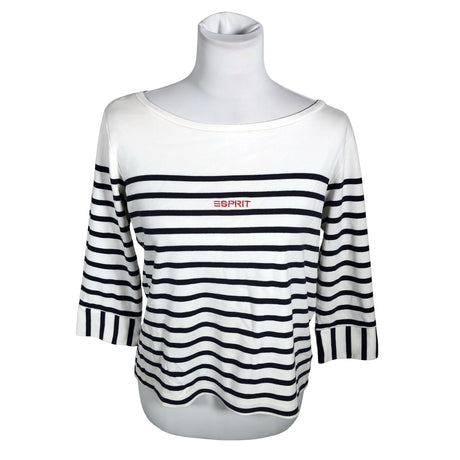 Unisex Esprit - Trikotaažist pluus, suurus 36 - Valge ()
