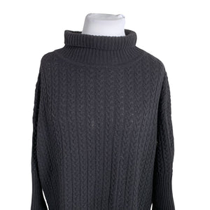 Unisex Papu - Kootud kleit, suurus 44 - Must (3)