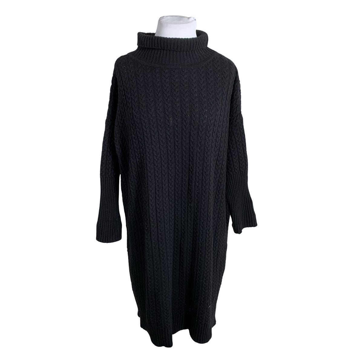 Unisex Papu - Kootud kleit, suurus 44 - Must (1)
